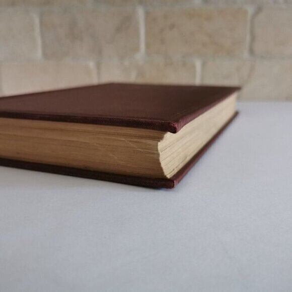 1942 Fundamental Statistics in Psychology & Education Book, Vintage Red Gilt Boo - Picture 2 of 7